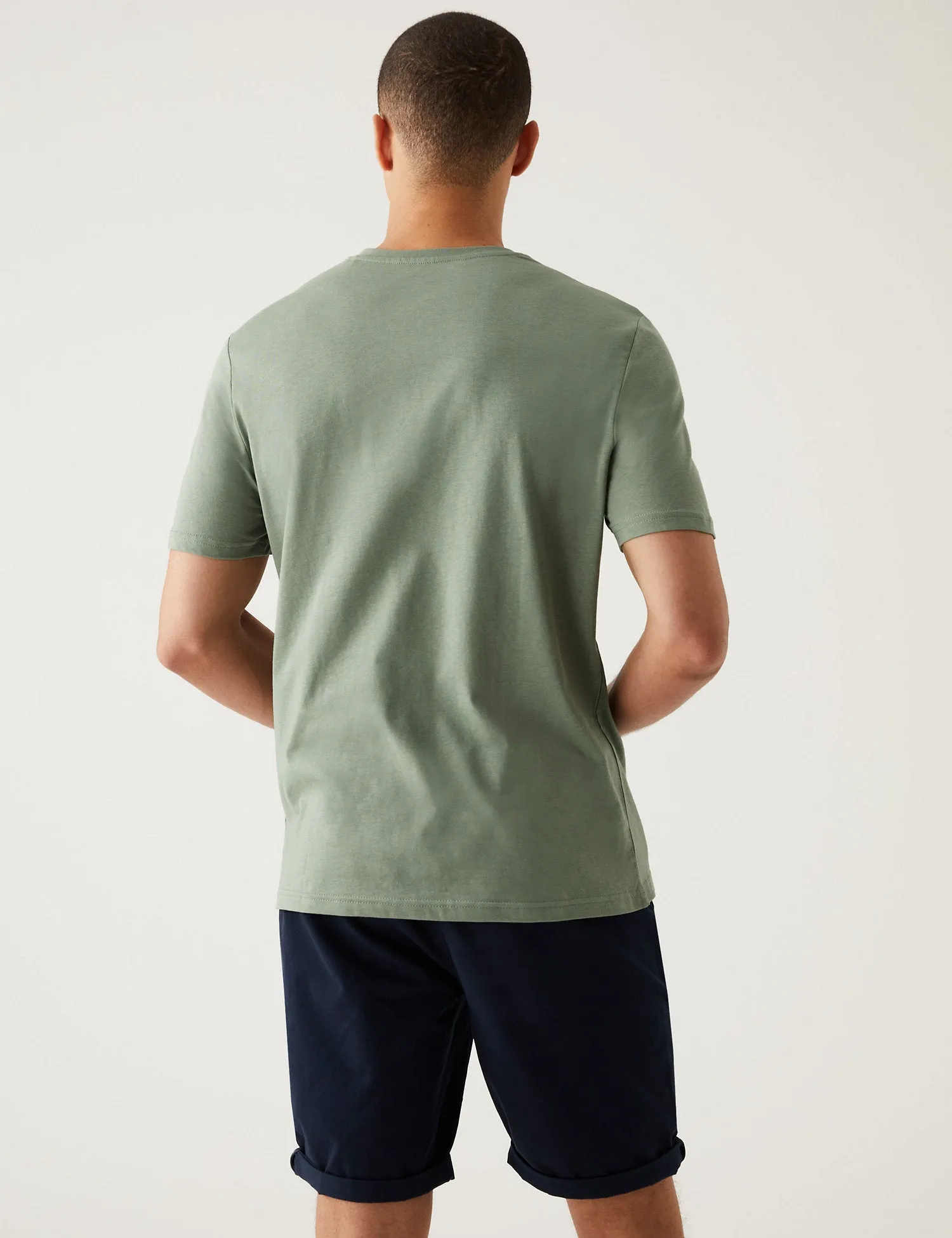 Pure Cotton V-Neck T-Shirt