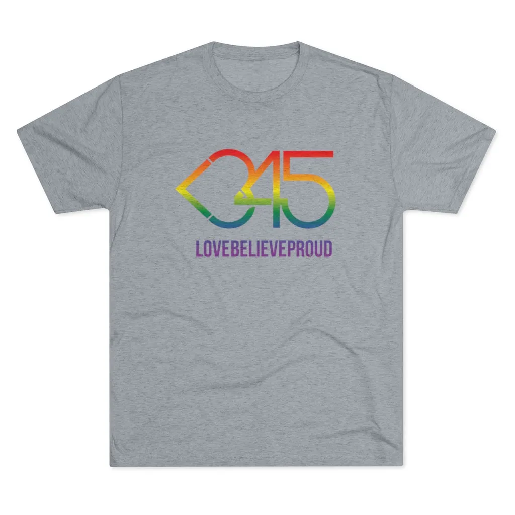 Rainbow Heart345 Crew Tee
