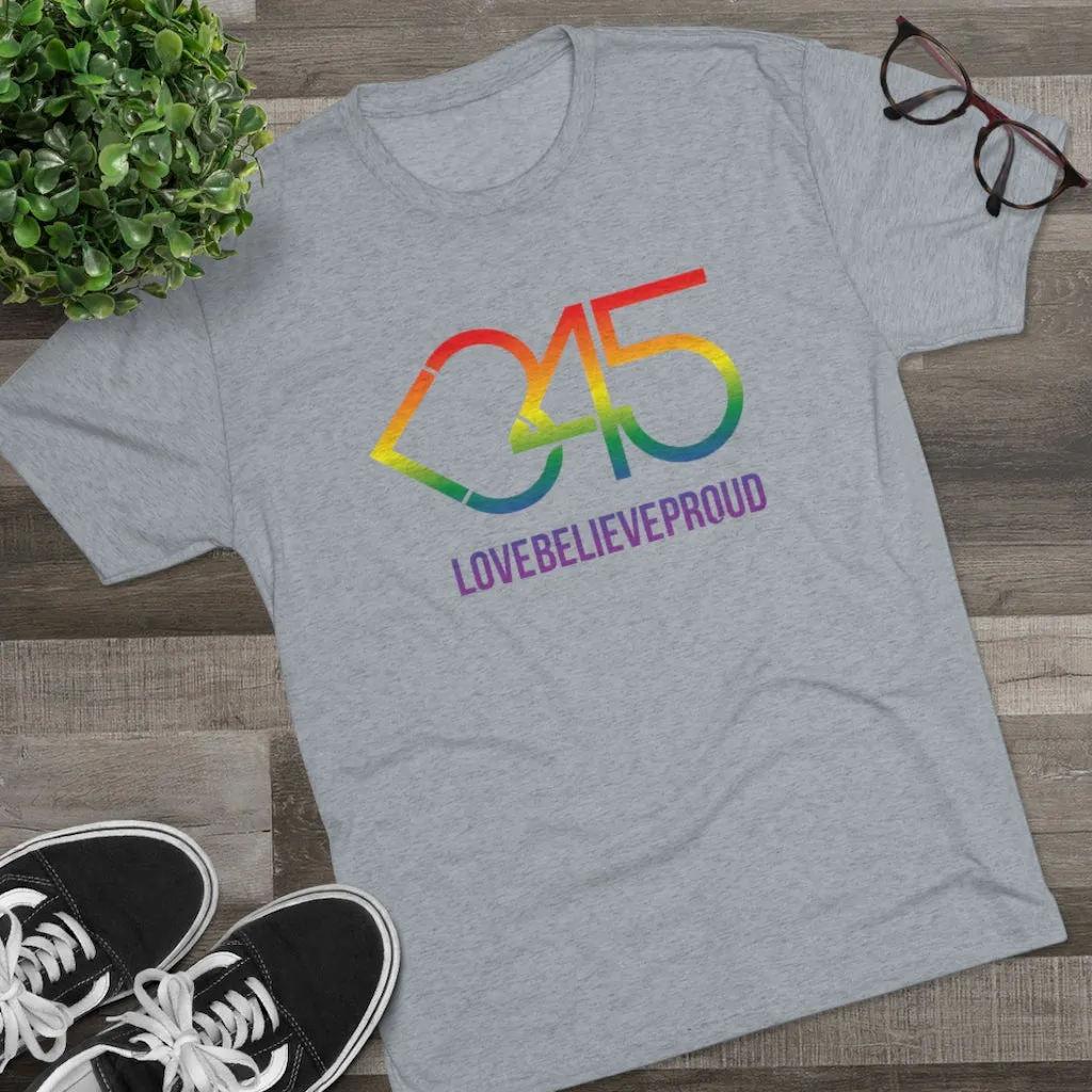 Rainbow Heart345 Crew Tee