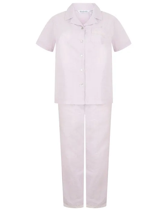 Slenderella Swiss Dot Lawn Cotton Pajama