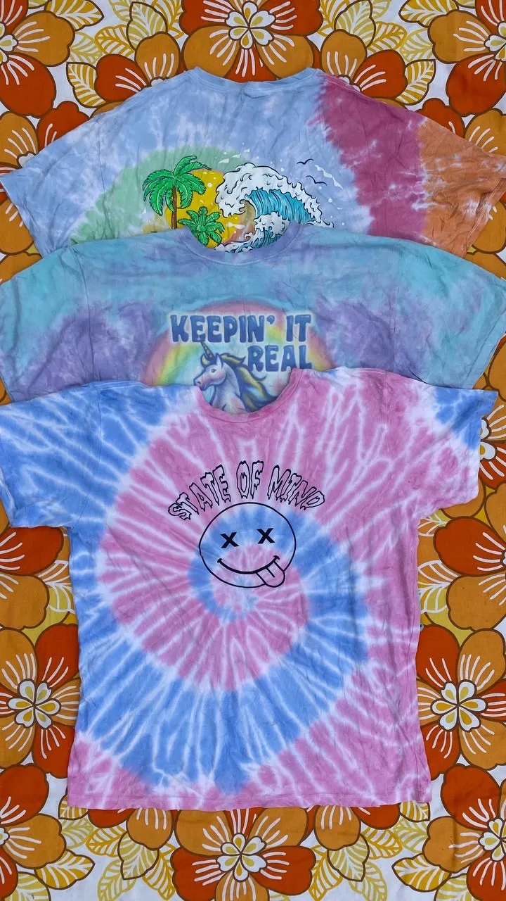 Tie Dye T-shirts - 10kg - Grade A/ B