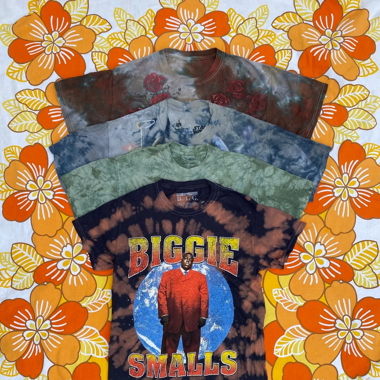 Tie Dye T-shirts - 10kg - Grade A/ B