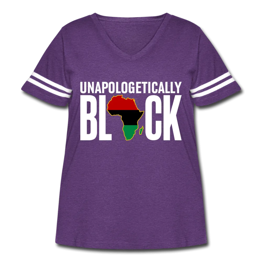 Unapologetically Black RBG Women's Curvy Vintage Sport T-Shirt