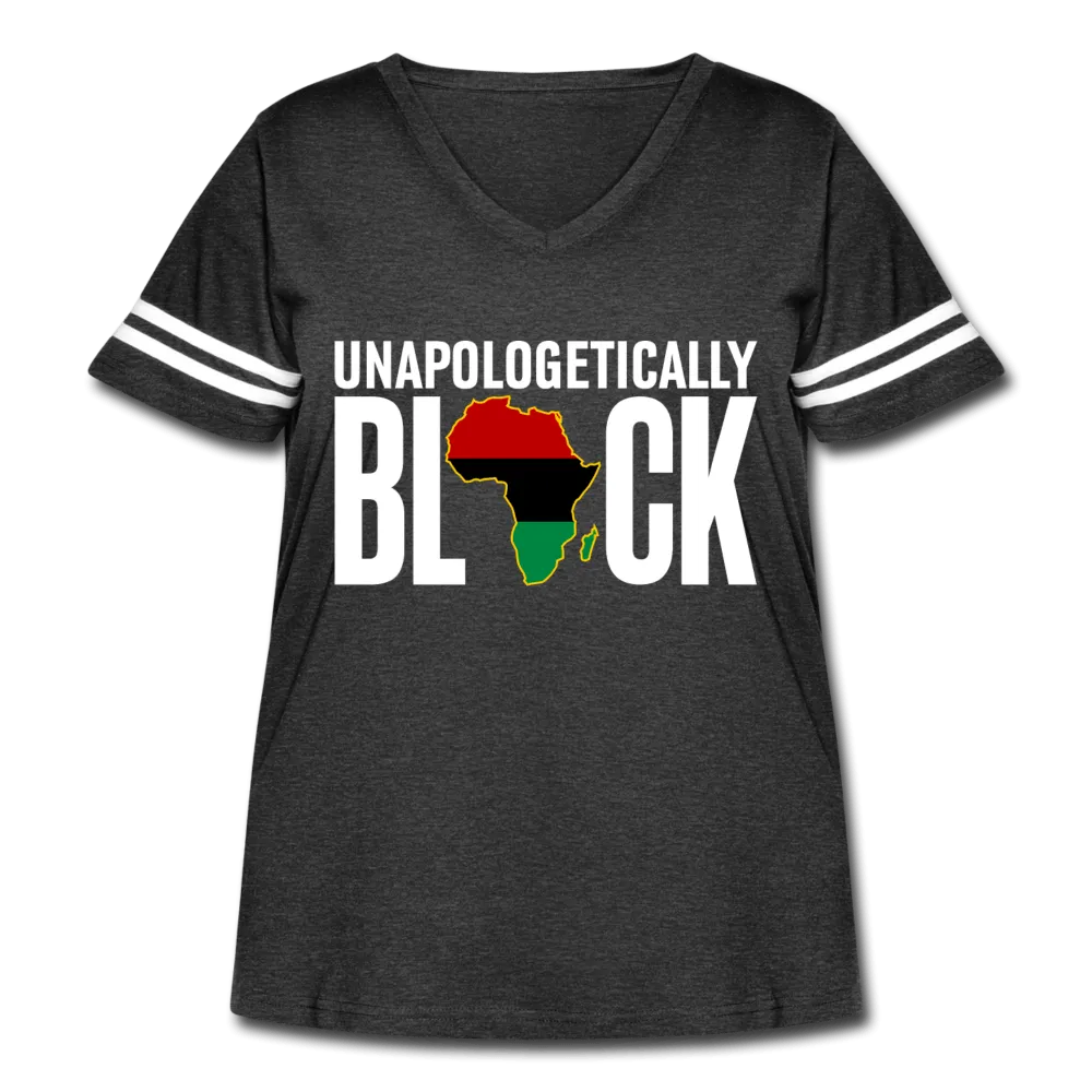 Unapologetically Black RBG Women's Curvy Vintage Sport T-Shirt