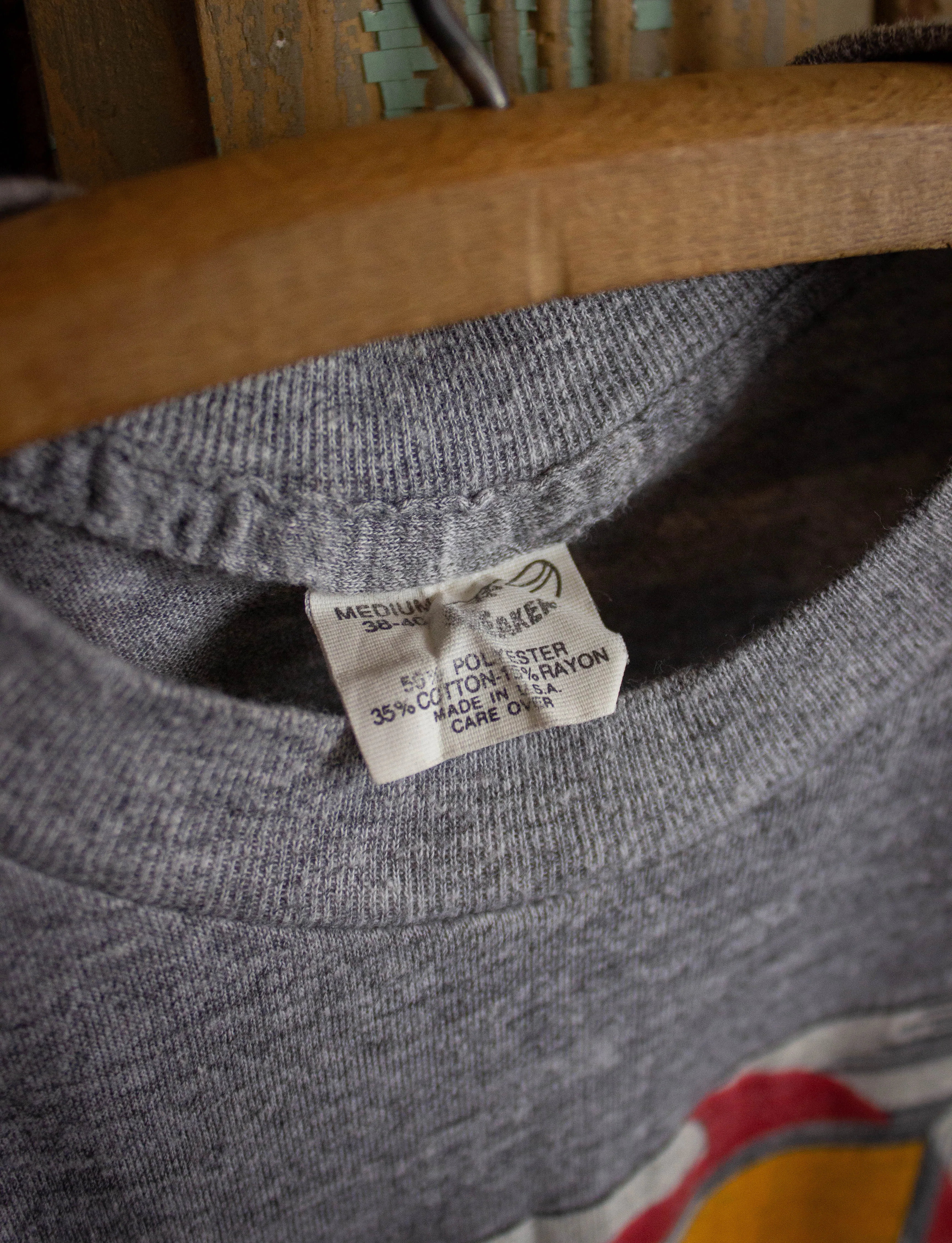 Vintage Billy Joel The Nylon Curtain Concert T Shirt 1982 Gray Small