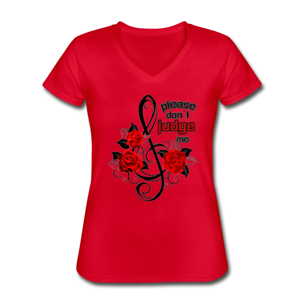 Without Judgements V-Neck Tee