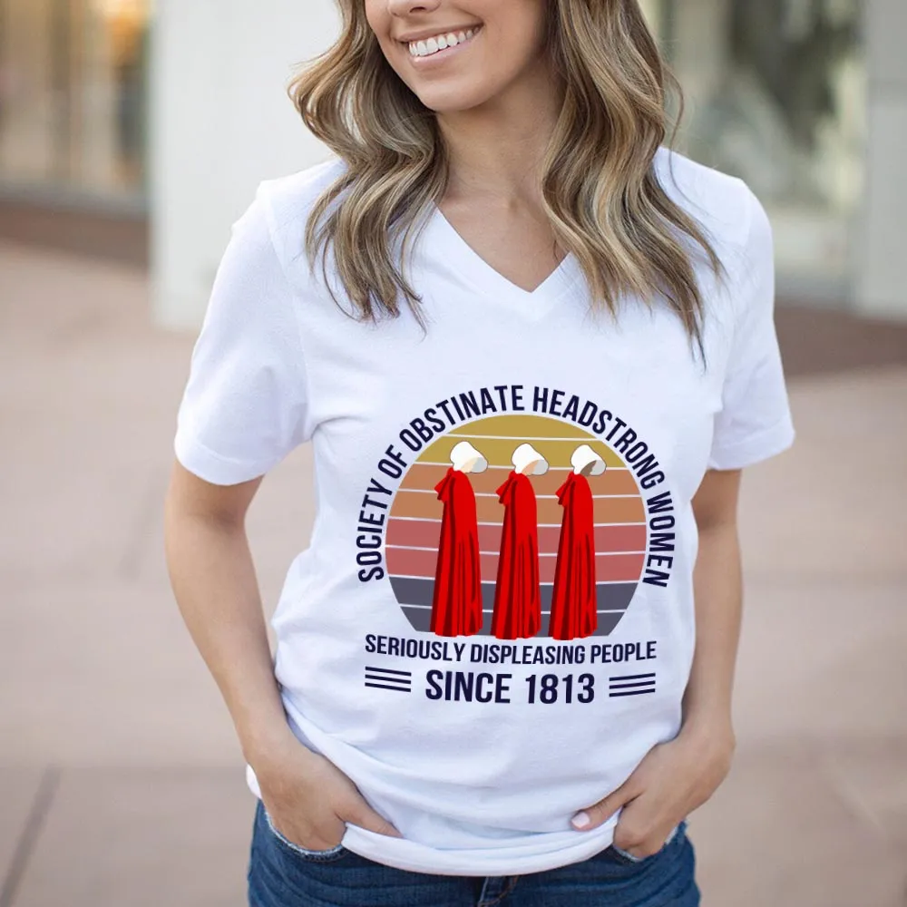 Women's V-neck T-shirt TSVW557