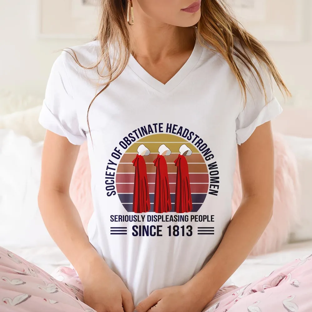 Women's V-neck T-shirt TSVW557