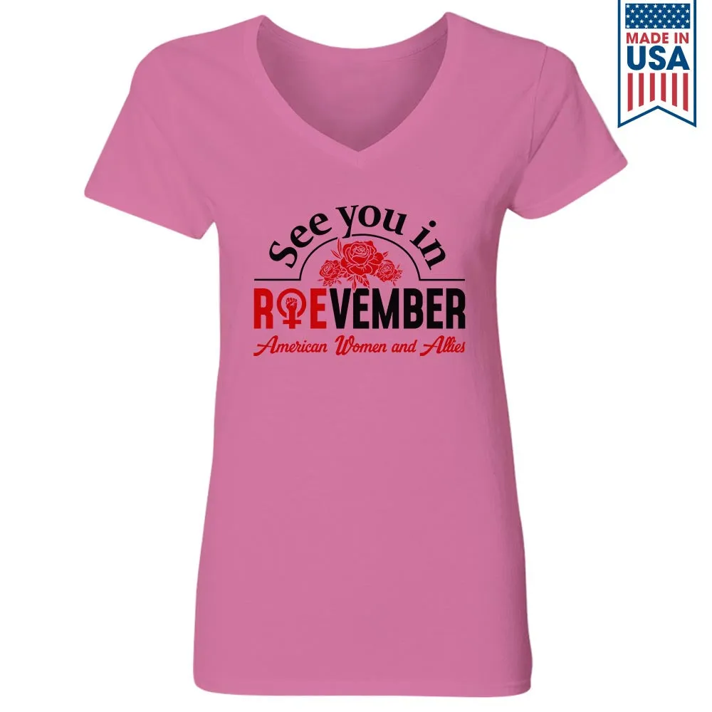 Women's V-neck T-shirt TSVW563