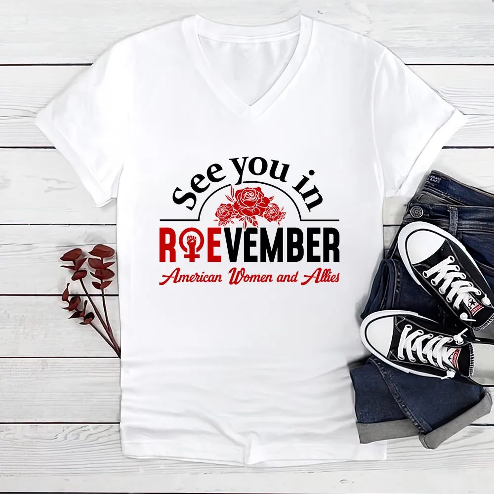Women's V-neck T-shirt TSVW563