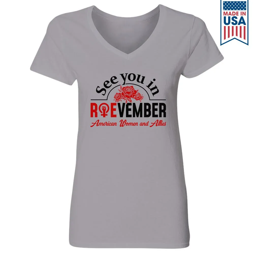 Women's V-neck T-shirt TSVW563