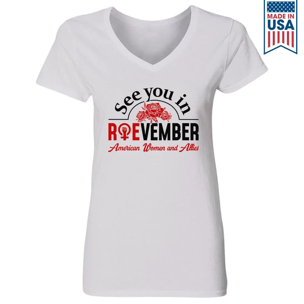 Women's V-neck T-shirt TSVW563