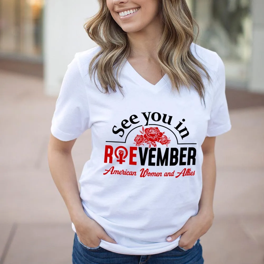 Women's V-neck T-shirt TSVW563