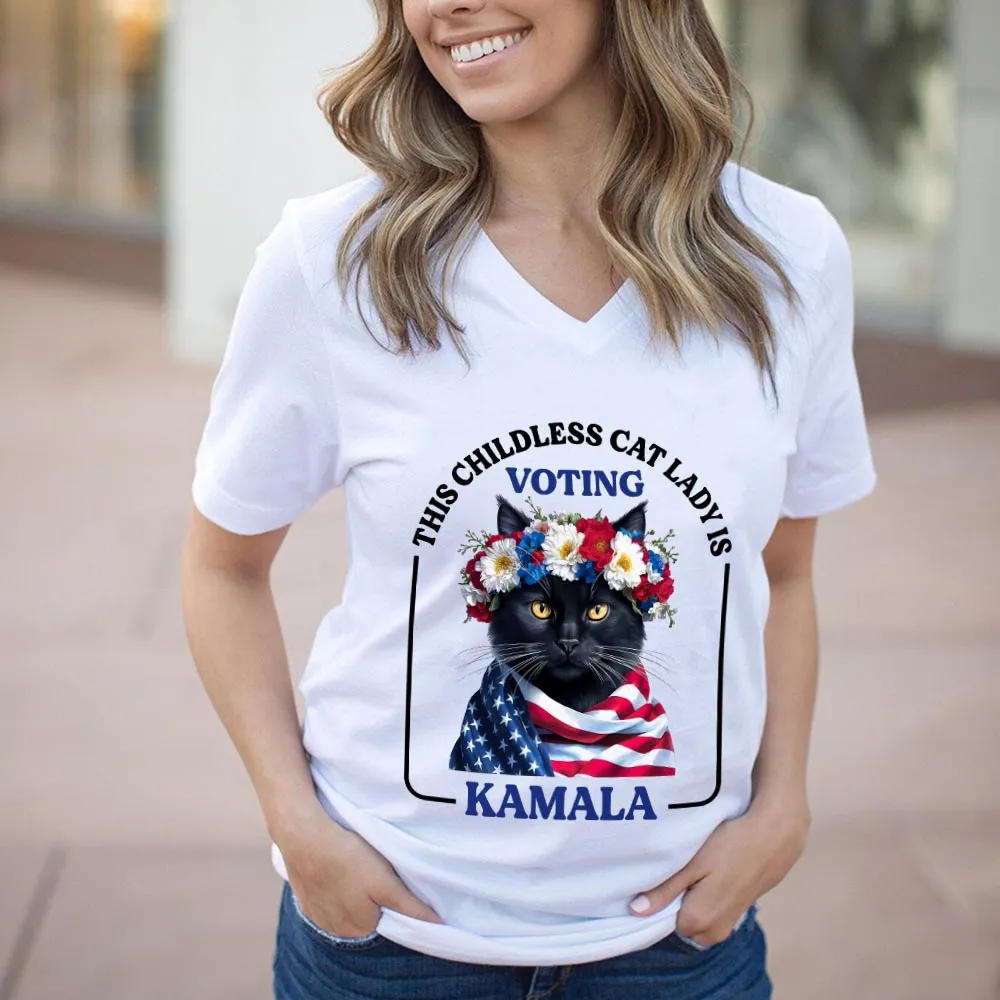 Women's V-neck T-shirt TSVW645